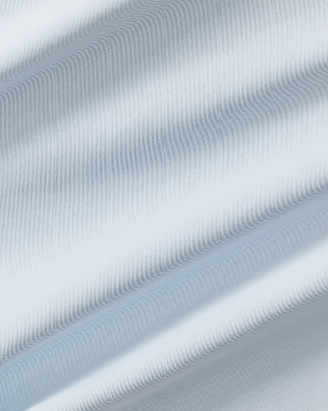 Essential Twist Front Halter Bra | Icy Blue