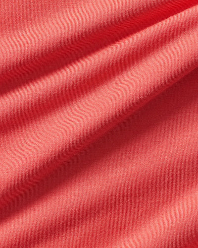 Smooth Contour Midi Short Sleeve T-Shirt | Sunlit Coral