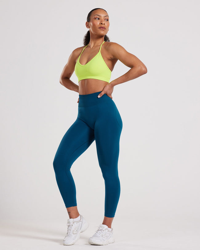 Define Scrunch Seamless 7/8 Leggings | Teal