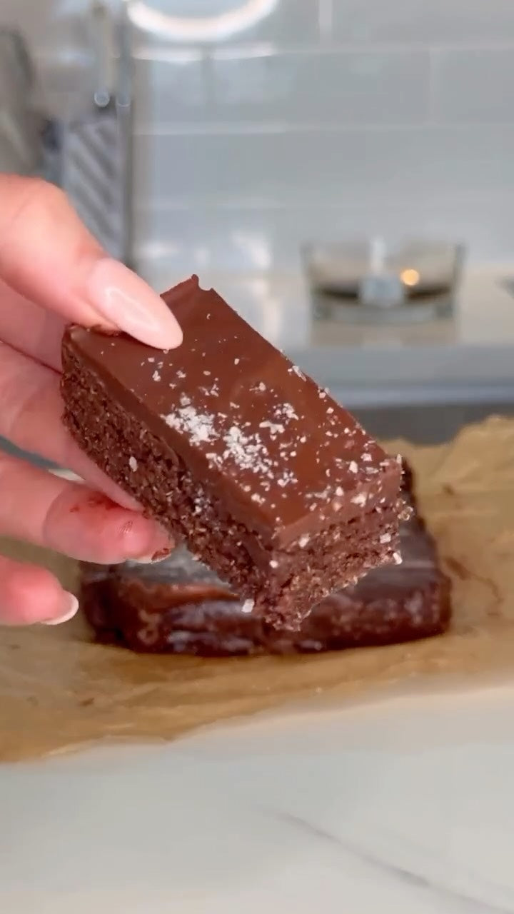 Homemade Chocolate Brownie Protein Bars