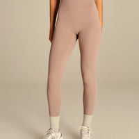 Essential High Waist Leggings | Mauve Taupe