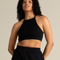 Motion Seamless Racer Front Bra | Black