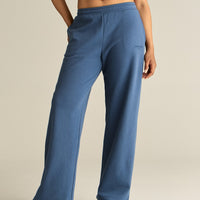 Comfort Lightweight Straight Leg Joggers | Blueberry