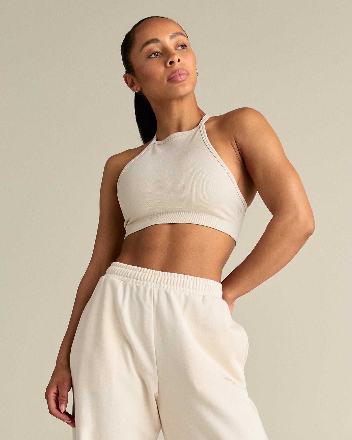 Motion Seamless Racer Front Bra | Off White