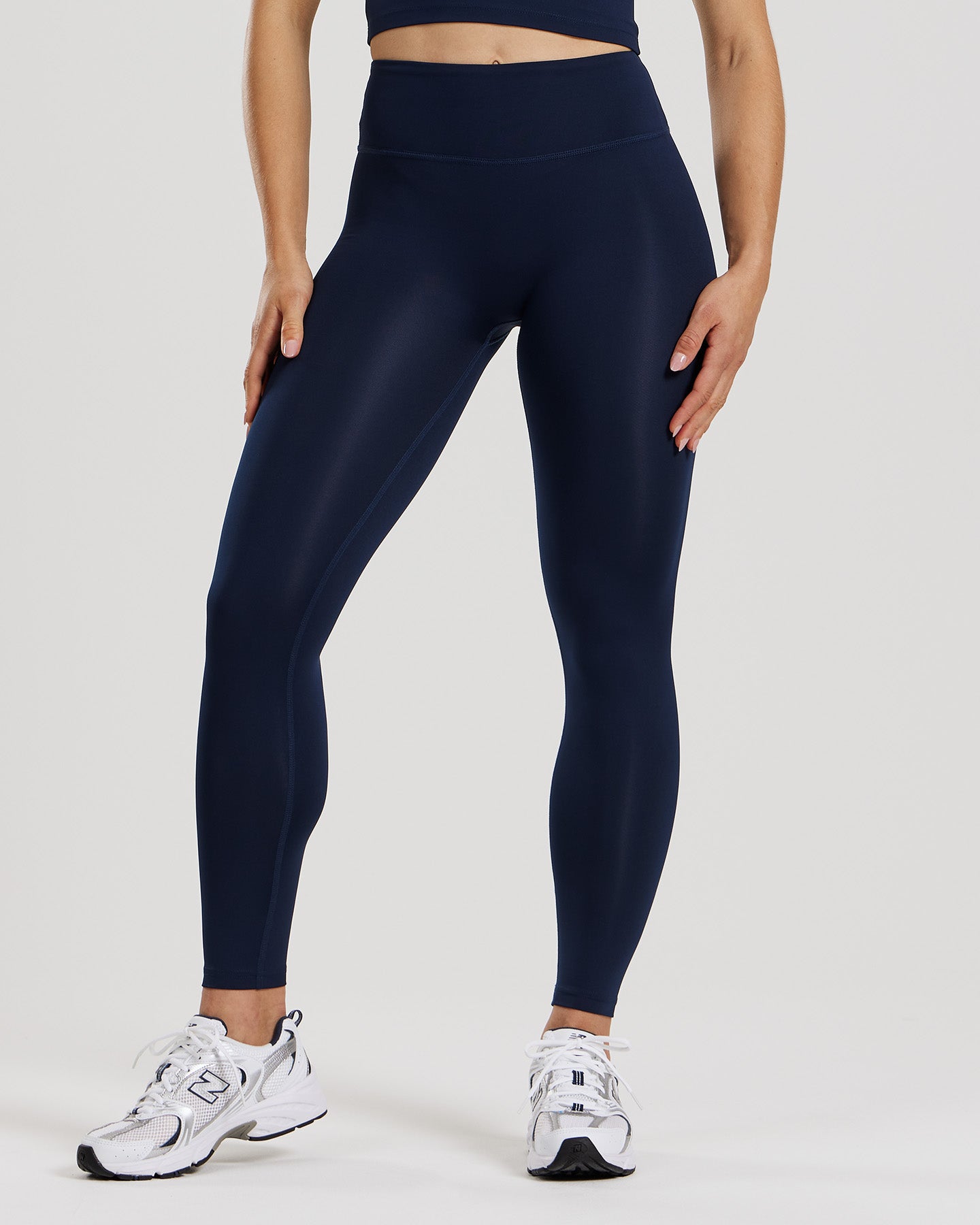 Essential High Waist Leggings | Sapphire Blue