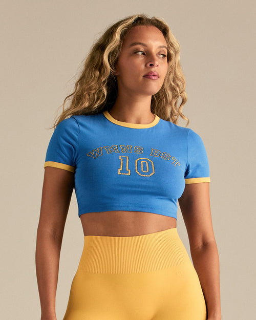 Comfort "10" Graphic Baby T-Shirt | Rio Blue