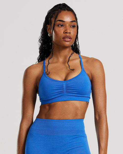 Define Scrunch Seamless Bralette | French Blue