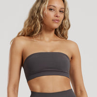 Define 2.0 Seamless Bandeau Bra | Graphite