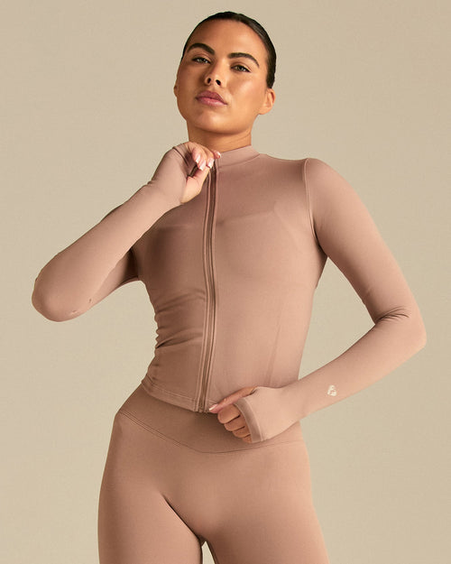 Emphasize Jacket | Mauve Taupe