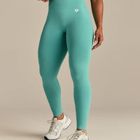 Power Seamless Leggings | Marine Green