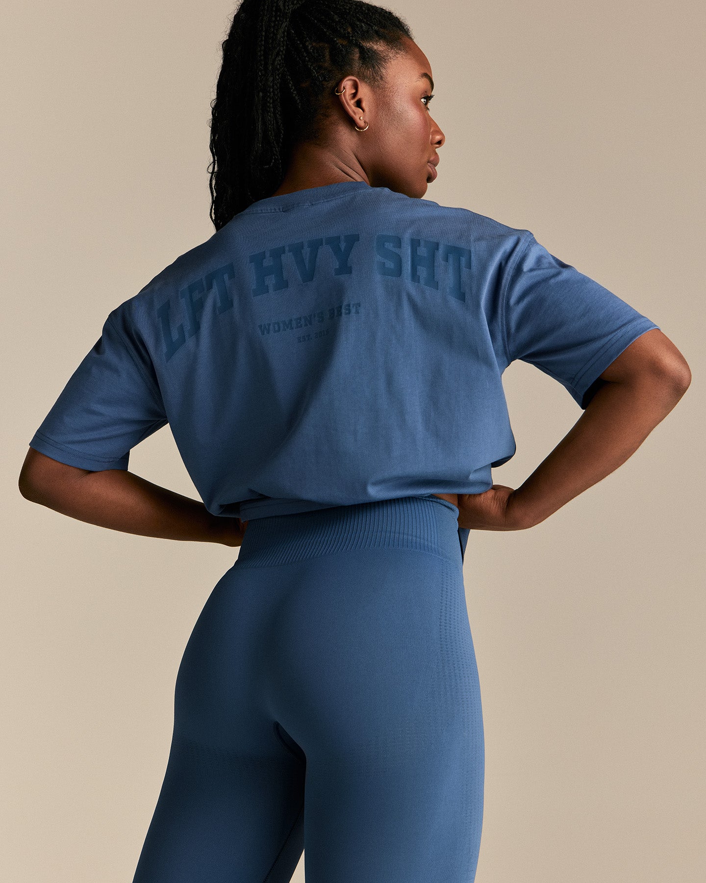 Comfort LFT HVY SHT Oversized T-Shirt | Blueberry