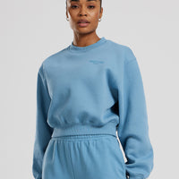 Comfort Cropped Crew Neck | Basalt