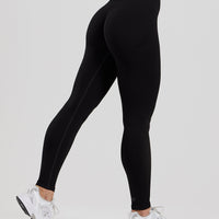 Motion Seamless Scrunch Leggings | Black
