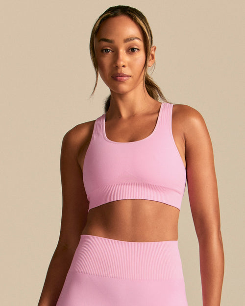 Power Adjustable Sports Bra | Candy Pink