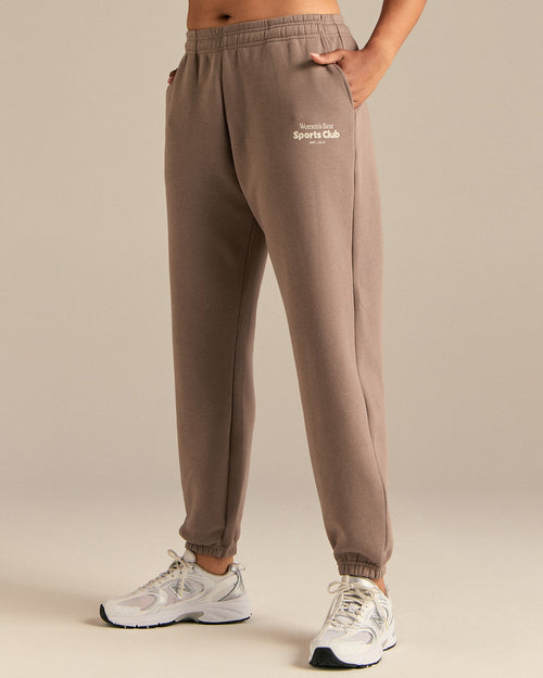 Comfort Sports Club Joggers | Taupe Grey