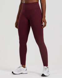 Motion Seamless Leggings | Dark Cherry