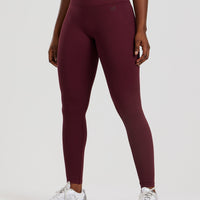 Motion Seamless Leggings | Dark Cherry