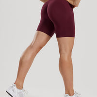 Define 2.0 Seamless Scrunch 6" Shorts | Dark Cherry