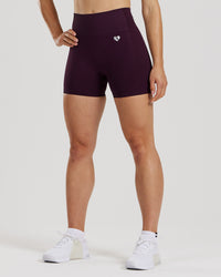 Power Seamless Shorts | Midnight Plum