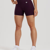 Power Seamless Shorts | Midnight Plum
