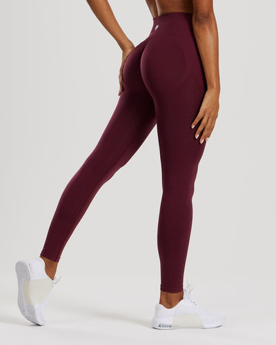 Define 2.0 Seamless Scrunch Leggings | Dark Cherry