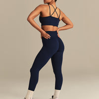 Power Seamless Sports Bra | Sapphire Blue