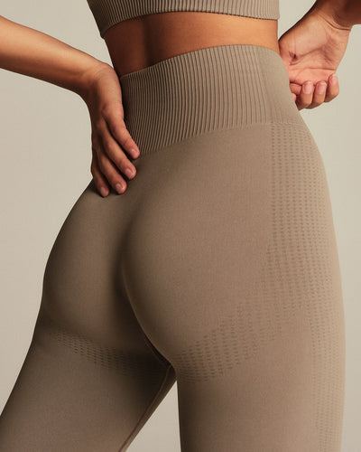 Power Seamless Leggings | Taupe Grey