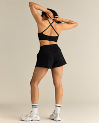 Motion Seamless Racer Front Bra | Black