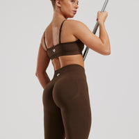 Define 2.0 Seamless Scrunch Bralette | Cocoa