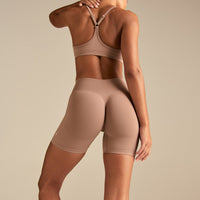 Emphasize V-Neck Bra | Mauve Taupe