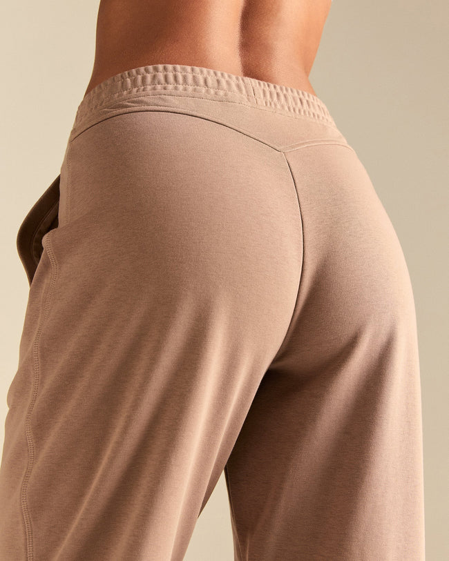 Comfort Cuffed Hem Joggers | Mauve Taupe