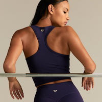 Essential Crop Tank Top | Mystic Purple