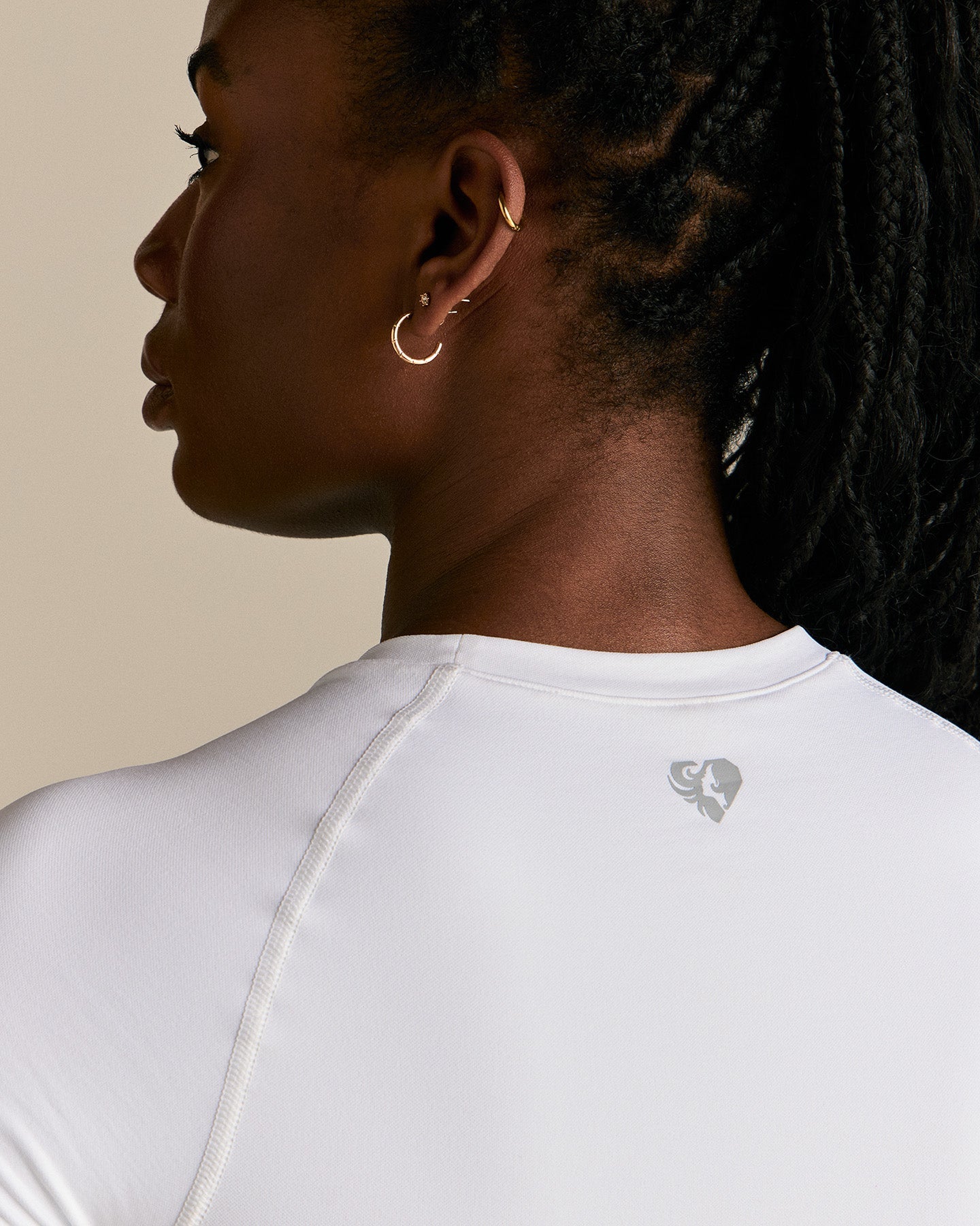 Power Seamless Short Sleeve Top | White