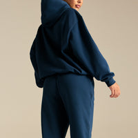 Comfort Oversized PWR Hoodie | True Navy