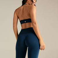 Define 2.0 Seamless Halter Neck Bra | True Navy