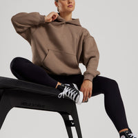 Comfort Oversized Statement Graphic Hoodie | Caribou