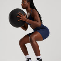 Define 2.0 Seamless Scrunch 6" Shorts | Sapphire Blue