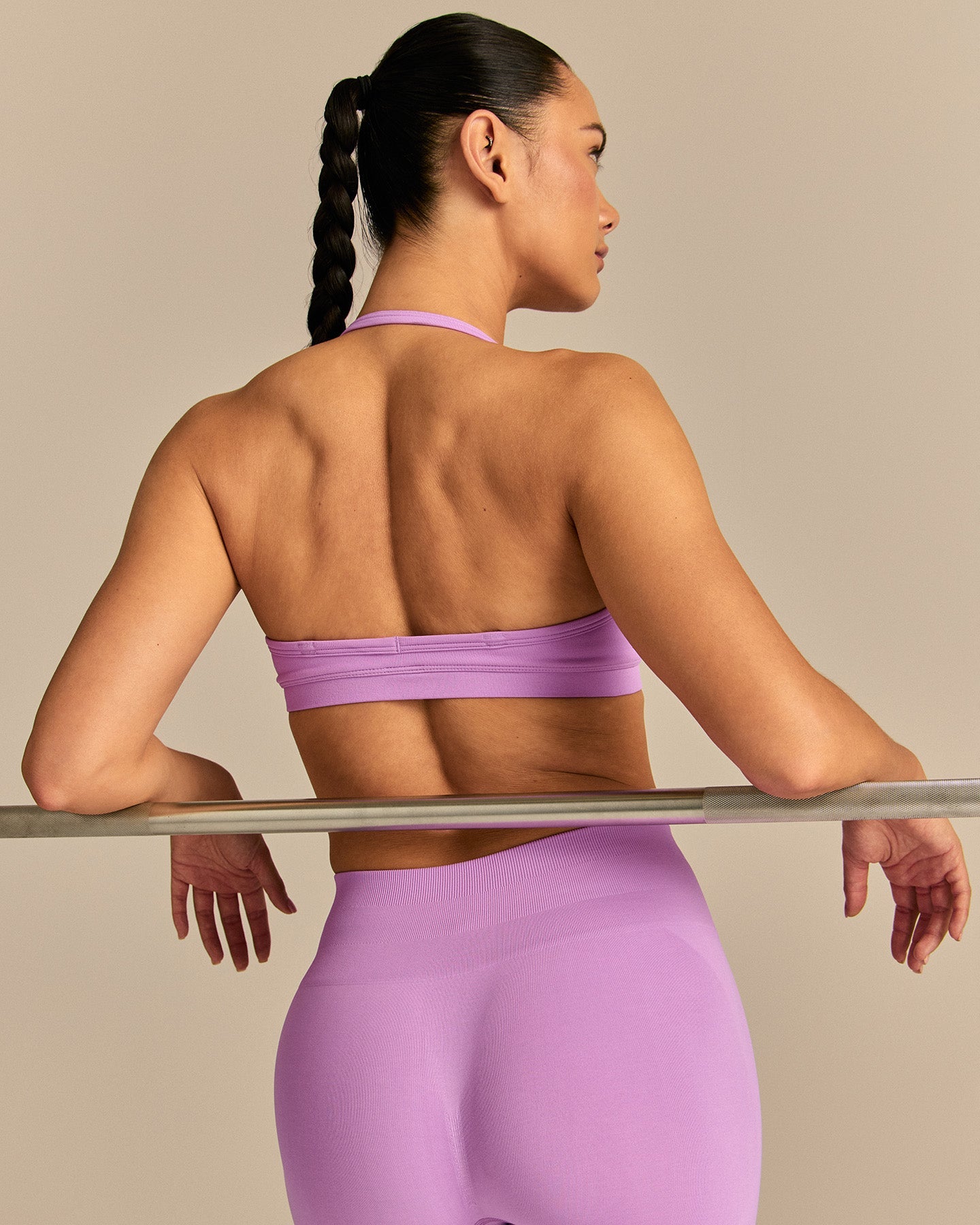 Define 2.0 Scrunch V-Neck Bra | Vivid Orchid