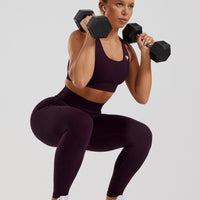 Power Seamless Leggings | Midnight Plum