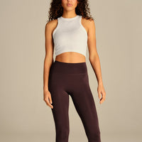 Comfort Ribbed Cropped Tank | White (3/6)