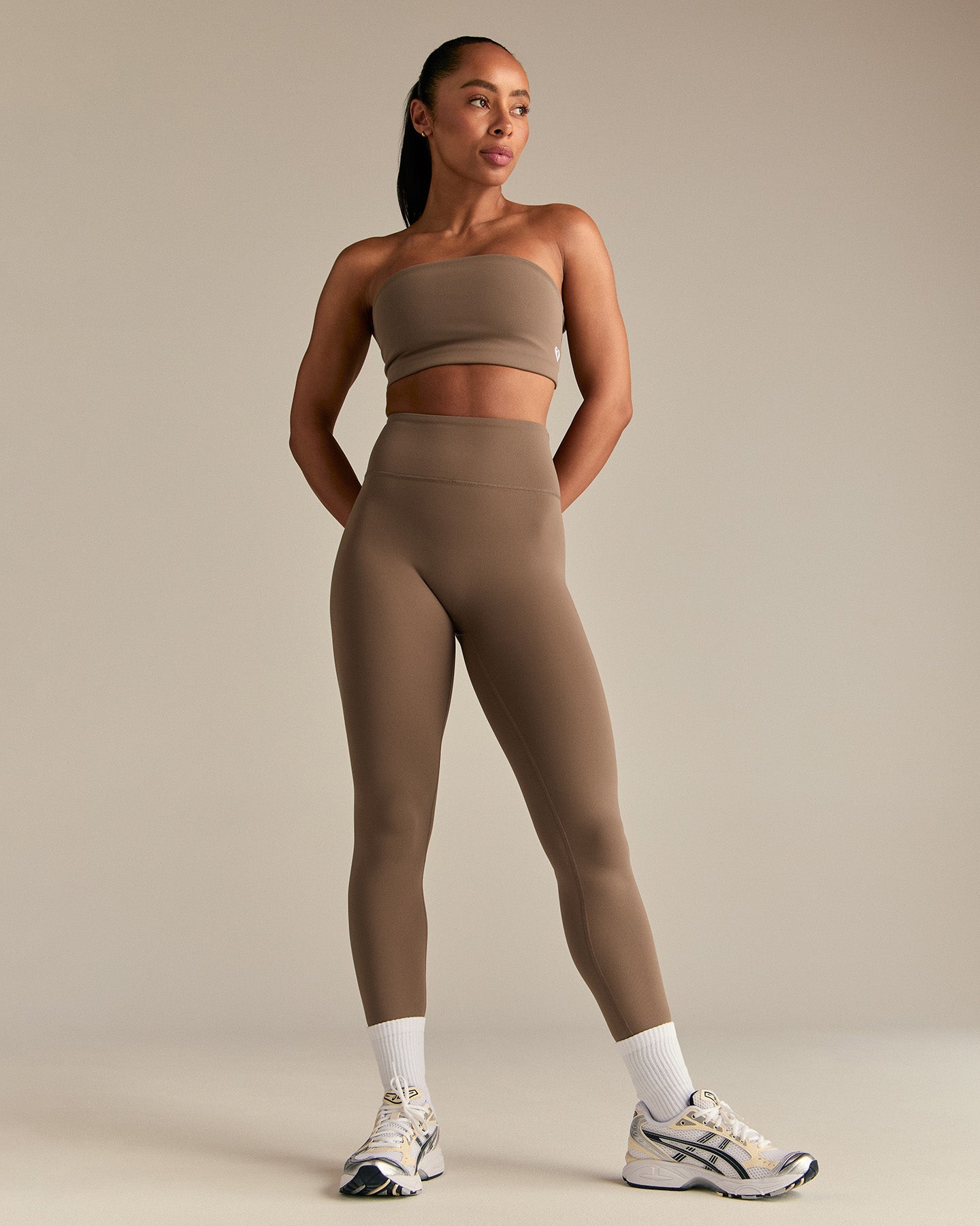 Essential Twist Back Bandeau Bra | Caribou