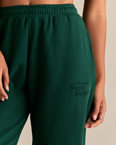 Comfort Lightweight Sweat Squad Joggers | Emerald