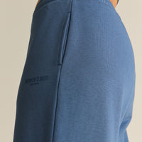 Comfort Lightweight Straight Leg Joggers | Blueberry