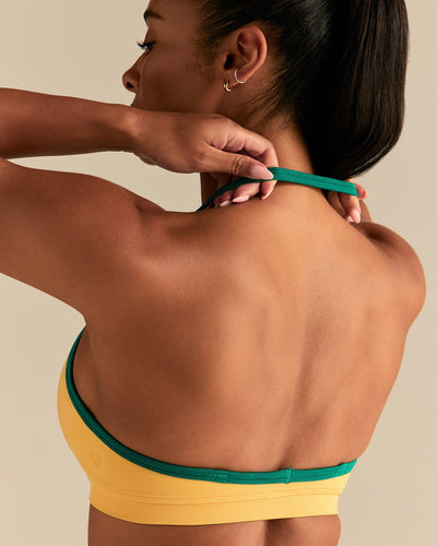 Define 2.0 Seamless Scrunch V-Neck Bra | Mango