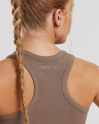 Comfort Ribbed Midi Tank | Caribou