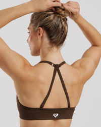 Define 2.0 Seamless Halter Neck Bra | Cocoa