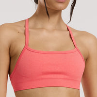 Define 2.0 Seamless Racer Back Bra | Sunlit Coral