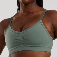 Define 2.0 Seamless Scrunch Bralette | Sage