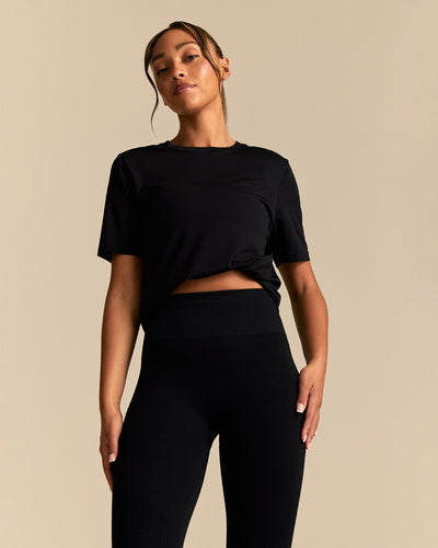 Lightweight Loose Fit T-Shirt | Black (3/6)