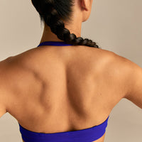 Define 2.0 Scrunch V-Neck Bra | Luminous Blue
